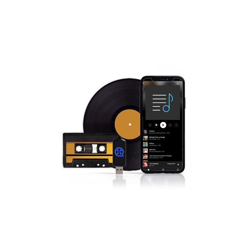 Digitalización de cintas de audio y discos de vinilo